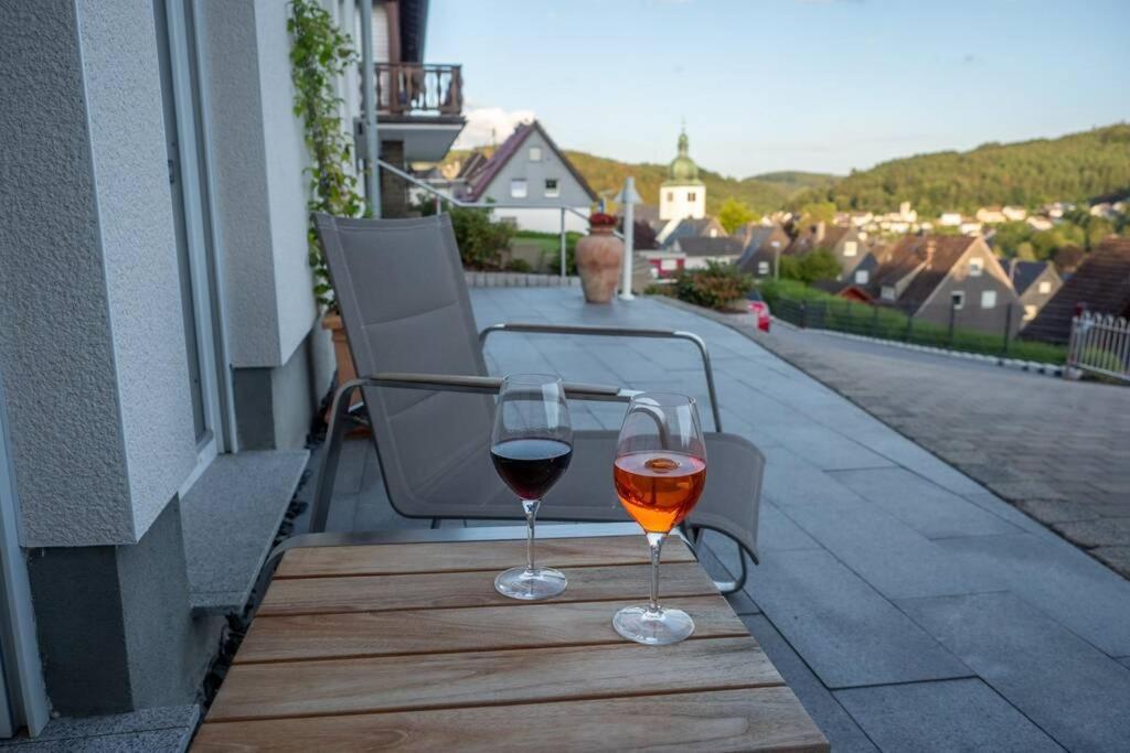 Wohnung Mit Talblick, Ladestation E-Auto Siegen Exterior photo